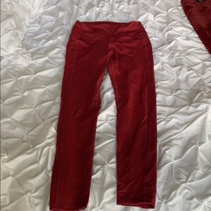 BUFFBUNNY RED LEGGINGS